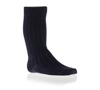 Calcetines canalé Cóndor altos (4, Azul Marino)