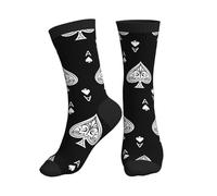 Calcetines Cartas De Juego Del As De Espadas Acolchados Calcetine Altos Antideslizantes Calcetines Deportivos Para Yoga Fútbol Casa