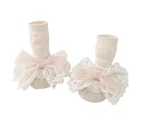 Calcetines Casa Niño - Calcetines con Lazo para Niños Calcetines para Caminar para Bebés De Media Pantorrilla Y Zapatos De Otoño para Interiores Calzado De Suela Suave para Bebés (Beige 2-25 Years)