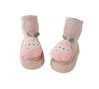 Calcetines Casa Niño - Calcetines De Bebé con Bonitos Diseños De Dibujos Animados Botines De Cuero con Suave para Bebés Y Niños Pequeños Que Aprenden A Caminar Calzado De Interior Y (12M-18M)