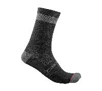 Calcetines Castelli Alpha 18 Negro, Talla XXL