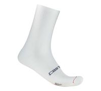 Castelli Calcetines Espresso 18 Blanco