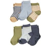 Calcetines casuales de algod n org nico Touched by Nature para beb s ni os, rayas, talla 12-24 meses (EE. UU.)
