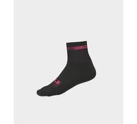 Calcetines Ciclismo Q-SKIN 12CM ALE' LOGO Negro-Rosa Fluo