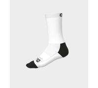 Calcetines Ciclismo Q-SKIN 18CM ALE' TEAM Blanco
