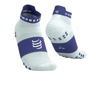 Calcetines Compressport Pro Racing v4.0 Run Low | EU L in Star White/Orient Blue