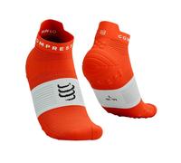 Calcetines Compressport Pro Racing v4.0 Run Low Naranja Blanco, Talla T1