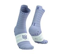 Calcetines Compressport Pro Racing v4.0 Ultralight Run High Morado Blanco, Talla Talla 2
