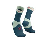 Calcetines de running compressport ultra trail v2.0 azul 35 - 38