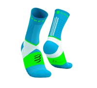 Calcetines Compressport Ultra Trail V2.0 Azul Verde, Talla Talla 2