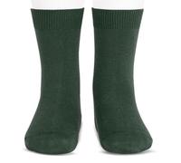 Calcetines Cóndor cortos lisos (10, Verde Botella)