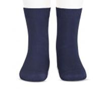 Calcetines Cóndor cortos lisos (8, Azul marino)