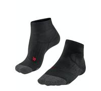 FALKE PL2 Short M Sso algodón hilo funcional antiampollas 1 par, Calcetines de padel Hombre, Negro Black 3000, 44-45