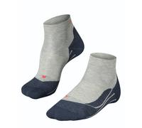FALKE RU4 Endurance Short M Sso algodón antiampollas 1 par, Calcetines para correr Hombre, Gris Lightgrey 3406, 46-48
