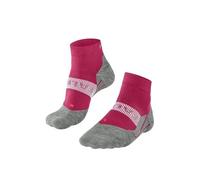 FALKE RU4 Endurance Cool Short W Sso hilo funcional antiampollas 1 par, Calcetines para correr Mujer, Rojo Rose 8564, 37-38