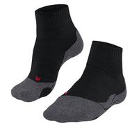 FALKE hombre TK2 Short calcetines para senderismo amortiguación media anti ampollas caliente transpirable secado rápido regulación del clima antiolores lana hilo funcional 1 par