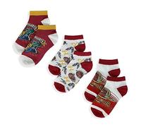 Calcetines Cortos Harry Potter 3 Pares para Niño Unisex en Hilo de Algodón 5358