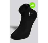 Calcetines Cortos Jordan Everyday Pack 6 Niños Negros talla M