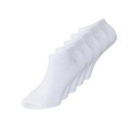 Calcetines cortos lisos, lote de 5 pares Hombre Talla 40/45. Color Blanco