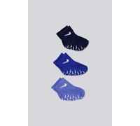Calcetines Cortos Nike Pack 3 Bebé Azules talla 12M
