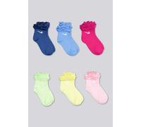 Calcetines Cortos Nike Ruffle Pack 6 Niños Multicolor talla 2XS