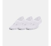 Calcetines cortos Under Armour Breathe Lite Ultra para mujer - Paquete de 3 Blanco / Blanco / Mod Gris M