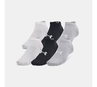 Calcetines cortos Under Armour Essential unisex - Paquete de 6 Negro / Negro / Halo Gris M