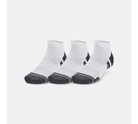 Calcetines cortos Under Armour Performance Tech unisex - Paquete de 3 Blanco / Blanco / Jet Gris L