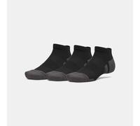 Calcetines cortos Under Armour Performance Tech unisex - Paquete de 3 Ultimate Negro / Ultimate Negro / Jet Gris XL