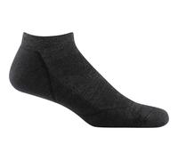 Calcetines Darn Tough Light Hiker invisibles para hombre, ligeros y acolchados, de lana merino negra grande para senderismo