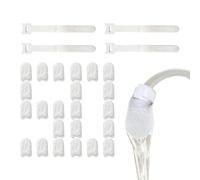 Calcetines De Algodón Para Filtro De Grifo - Malla de Filtración Algodón Fibra Fina Portátil,Filtro De Agua Montado En Grifo Con Barrera De Sedimentos,para ducha, cocina, beber, cabello, cal y café