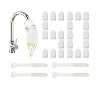 Calcetines De Algodón Para Filtro De Grifo,Purificador De Algodón De Fibra Fina,Con Capa Barrera Sedimentos Filtro Agua Baño - para ducha, cocina, beber, cabello, cal y café