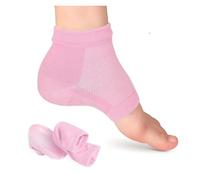 Calcetines de altura gruesa para deportes, antideslizantes, levantamiento de zapatos de 2,5/3,5 cm, levantamiento de talón invisible para mujeres y hombres (rosa, 2,5 cm)