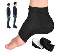 Calcetines de Altura Máxima, Calcetines Rizzsoles Height Max, Plantilla de Zapatos de Aumento de Gel Altura para Hombre Mujer, Apto para todo tipo de calzado(3.5cm/Black)