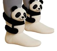 Calcetines De Animales Tejidos En 3D - Novedad 2026 Calcetines De Suelo para Navidad, Bonitos Calcetiness De Animales para Mujer, Cálidos Calcetiness De Invierno Tejidos A Crochet A Mano para Adultos