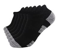 Calcetines de bambú de negocios para hombres calcetines de algodón que absorben la humedad para baloncesto, correr, ciclismo, tenis, negocios, clásicos, antideslizantes, calcetines de bambú, E, L