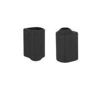 Calcetines de boquilla de silicona para impresoras K2 Plus y Hi 3D - Fundas protectoras de alta temperatura de 300 °C, paquete de 5, 28 x 19 mm, color negro, compatibles con impresoras FDM