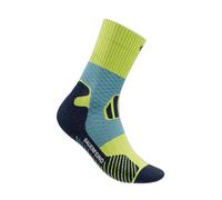 BAUERFEIND Trail Run Mid Cut Socks - Calcetines de trail running, Limón brillante, 40