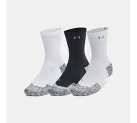 Calcetines de caña media Under Armour ArmourDry® Pro unisex - Paquete de 3 Negro / Blanco / Castlerock L