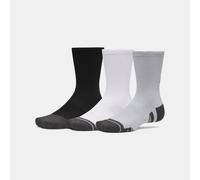 Calcetines de caña media Under Armour Performance Tech unisex - Paquete de 3 Mod Gris / Blanco / Jet Gris M