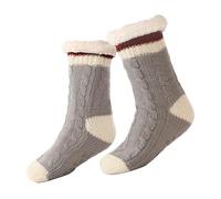 Calcetines de casa con pantuflas de cachemira, Zapatillas para mujer | Calcetines para mujer Calcetines para casa de invierno fuzzy | Elegantes calcetines de suelo para interiores