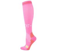 calcetines de compresión 2 pares de calcetines compresión 20-30 mmHg, medias altas for hombres y mujeres, deportivos for maratón, ciclismo, fútbol, venas varicosas(YS001-156-PK,S-M)