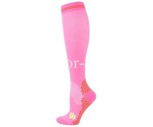 calcetines de compresión 2 pares de calcetines compresión 20-30 mmHg, medias altas for hombres y mujeres, deportivos for maratón, ciclismo, fútbol, venas varicosas(YS001-156-PK,S-M)