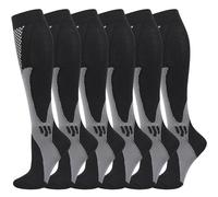 Calcetines de Compresión (3 pares) para Hombres Circulación 20-30 mmhg Medias de Compresión Médicas Mujeres Enfermería