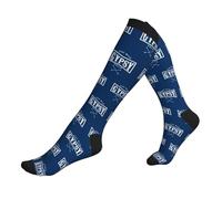 Calcetines De Compresión Bohemio Boho Salvaje Niño Gitano Hippies Cómodos Medias Hasta La Rodilla Suaves Medias Compresion Para Circulación Recuperación Varicosas Atletismo 50Cm