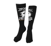 Calcetines De Compresión El Cristianismo Normal No Va A Volver Jesús Calcetines De Ciclismo Cómodos Calcetine Cortos Antideslizante Medias Para Ciclismo Senderismo Running 50CM