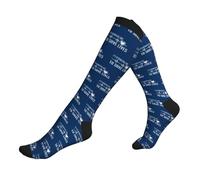 Calcetines De Compresión Es Un Hermoso Día Para Salvar Vidas. Cómodos Medias Hasta La Rodilla Suaves Deporte Socks Para Mujeres Fitness Soporte Enfermera 50Cm