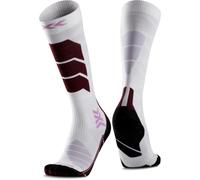 Calcetines de compresión esquí X-SOCKS SKI EXPERT OTC (X WHITE/LAVENDER) Mujer
