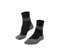 FALKE RU Compression Stabilizing M So lyocell hilo funcional con compresión 1 par, Calcetines para correr Hombre, Negro Black-Mix 3010, 42-43