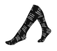 Calcetines De Compresión Hola, Accidente De Tren, Esta No Es Tu Estación. Suaves Calcetines Vuelos Antideslizantes Medias Hasta La Rodilla Para Recuperación Varicosas Atletismo Circulación 50Cm